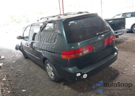 2001 Honda Odyssey Ex z USA, uszkodzony, nr VIN 2HKRL18611H579095
